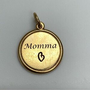 14k Yellow Gold James Avery Momma Charm Pendant 3.3 grams